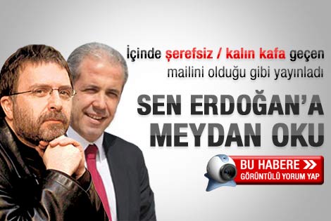 Tayyar'dan Ahmet Hakan'a mail: Bak Ahmet!