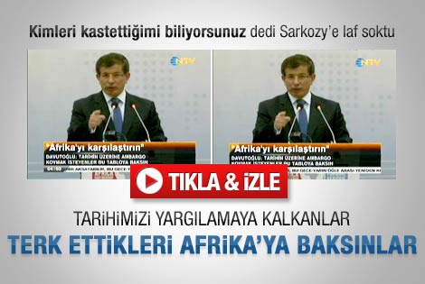 Sarkozy'e fena laf soktu - izle