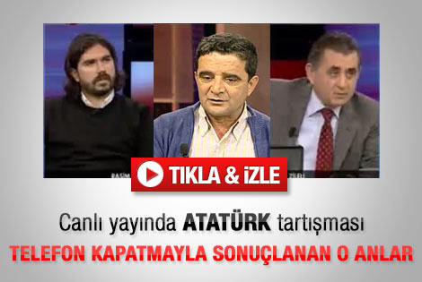 Canlı yayında Atatürk kavgası - İzle