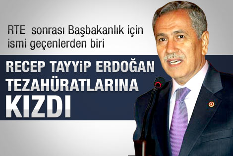 Arınç 'Recep Tayyip Erdoğan' tezahüratına kızdı