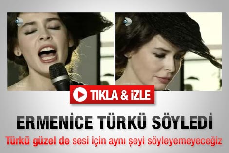 Pelin Batu'dan canlı yayında Ermenice türkü - İzle