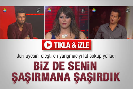 O Ses Türkiye'de elenen yarışmacı jüriyi eleştirince..