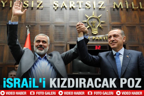 Filistin lideri AK Parti grubuna geldi