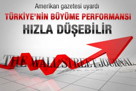 WSJ: Türkiye'nin büyüme performansı hızlı düşebilir