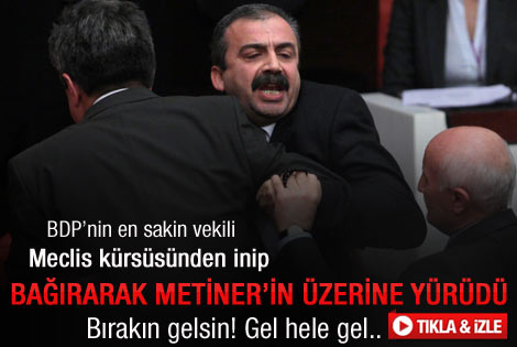 Sırrı Süreyya Önder Metiner'in üzerine yürüdü – İzle