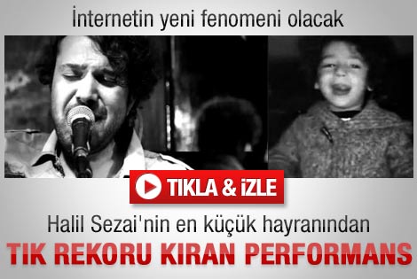 Halil Sezai'nin İsyan şarkısını küçük hayranı yorumladı