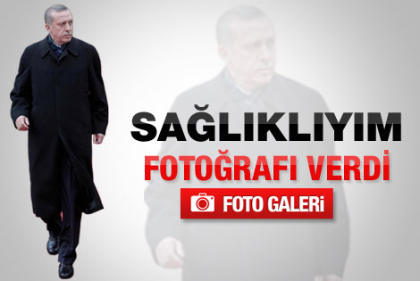 Erdoğan'dan sağlıklıyım fotoğrafı - Galeri