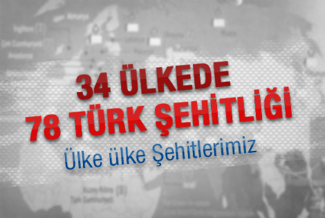 Hangi ülkede kaç tane Türk şehitliği var