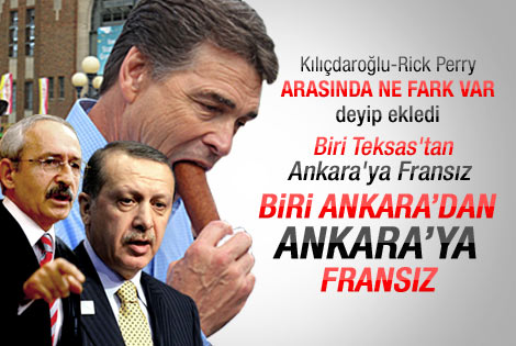 Erdoğan Kemal Kılıçdaroğlu'nu Rick Perry'e benzetti