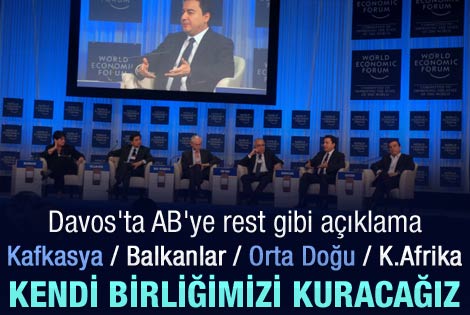Babacan Davos'ta Türkiye'nin rotasını çizdi