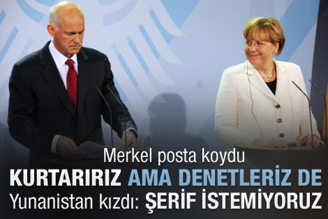 Merkel'in şerif önerisi Yunanistan'ı kızdırdı