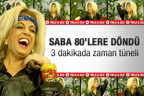 Saba Tümer 80'lere geri döndü - Video