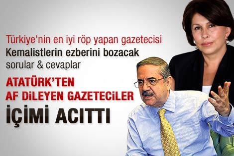 Atatürk'ten af dileyen gazeteciler
