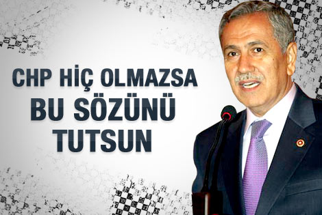 Arınç'tan CHP'ye Anayasa Mahkemesi cevabı