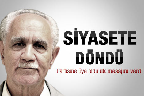 Kemal Burkay siyasete döndü