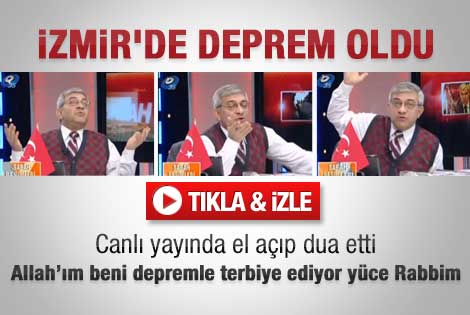 İzmir depremine öyle bir tepki verdi ki - Video