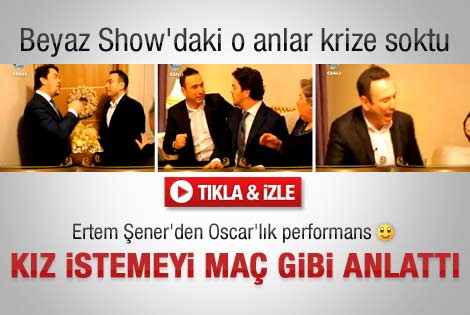 Ertem Şener Beyaz ile kız istemeye giderse - İzle