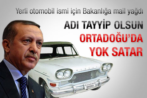 Vatandaş'tan yerli otoya isim önerisi