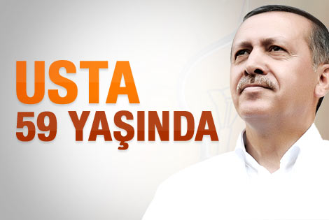 Başbakan Erdoğan bugün 59 yaşına giriyor