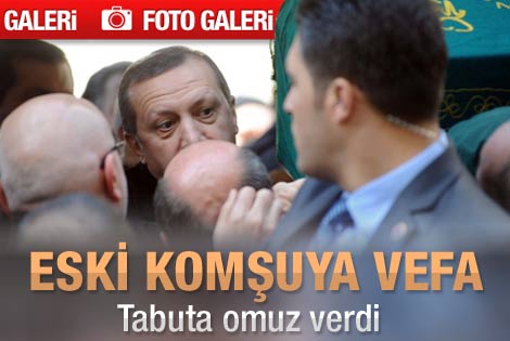 Erdoğan İsmail Bayramoğlu'nun cenaze törenine katıldı
