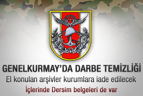Genelkurmay'da darbe temizliği