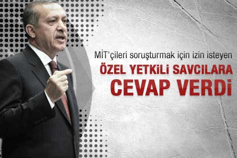 Başbakan'dan MİT'çilere izin açıklaması