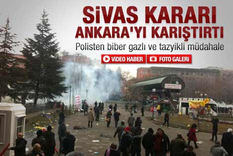 Sivas davası düştü Ankara karıştı