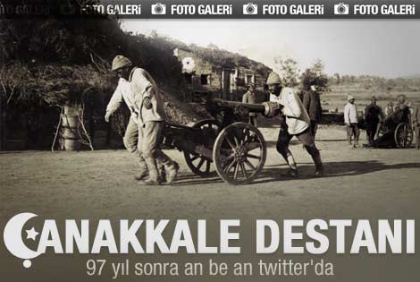 Çanakkale savaşı Twitter'da