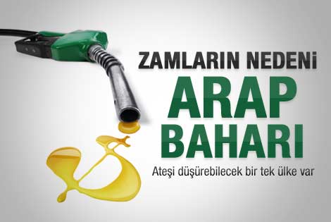Akaryakıt zamlarının faili bulundu: Arap Baharı