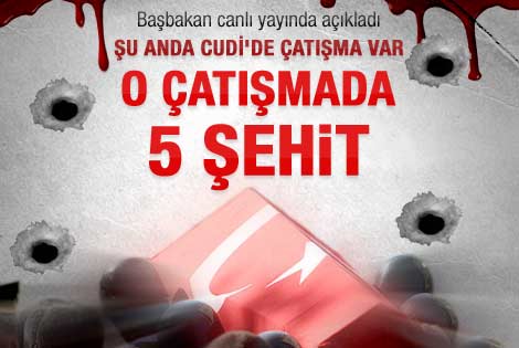 Şırnak'ta çatışma 4 şehit