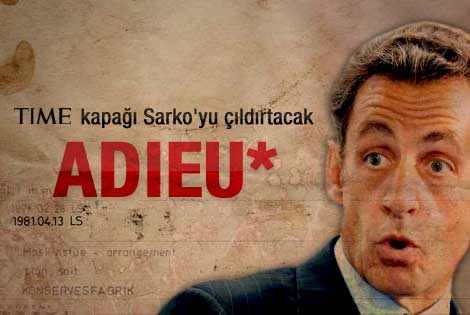 Sarkozy Time dergisine kapak oldu