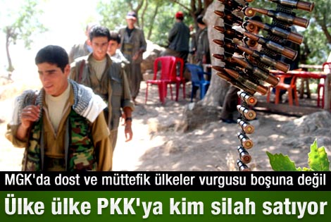 PKK'ya silah satan ülkeler