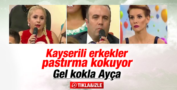 Esra Erol'da Kayserili erkekler pastırma kokuyor tartışması