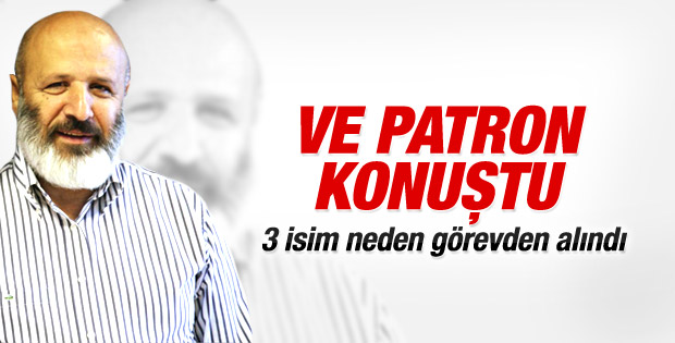 Ethem Sancak 3 ismi neden görevden aldığını söyledi