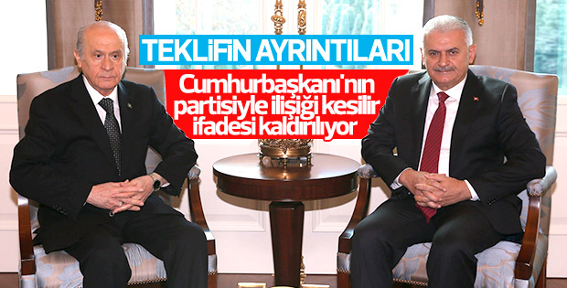 MHP'ye gönderilen Anayasa taslak metninin detayları