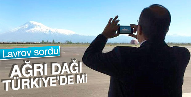 Lavrov Ağrı Dağı’nın fotoğrafını çekti