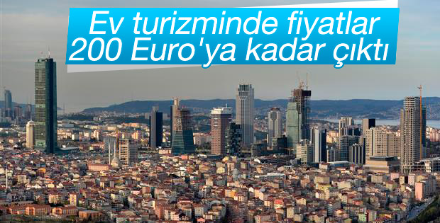 Günlük kiralık evler turistlerin yeni adresi oldu