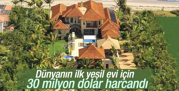 Dünyanın ilk ekolojik evini inşa etti