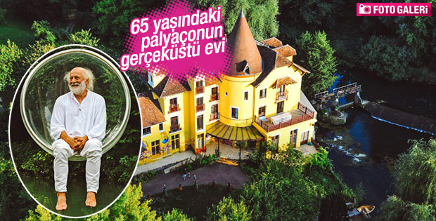 65 yaşındaki palyaçonun gerçeküstü evi