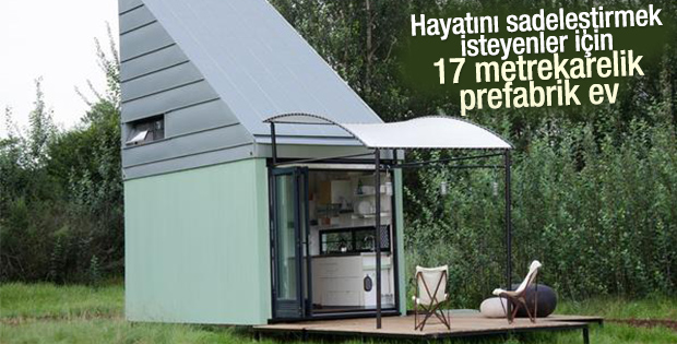 17 metrekare alanlı taşınabilir ev