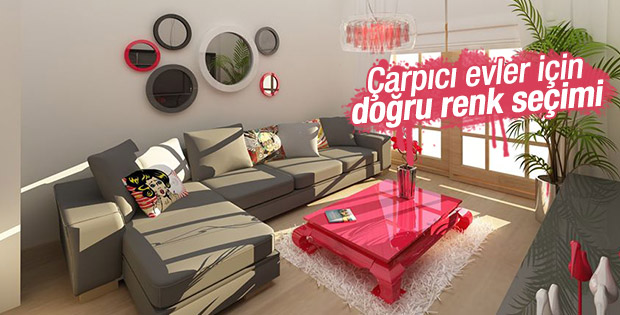 Çarpıcı evler için doğru renk seçimi