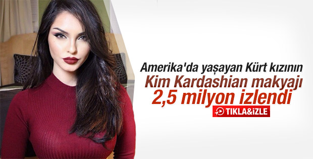 Kürt makyöz Kim Kardashian oldu