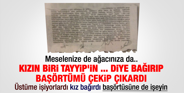 Eylemcilerin dövdüğü başörtülü kadının savcılık ifadesi
