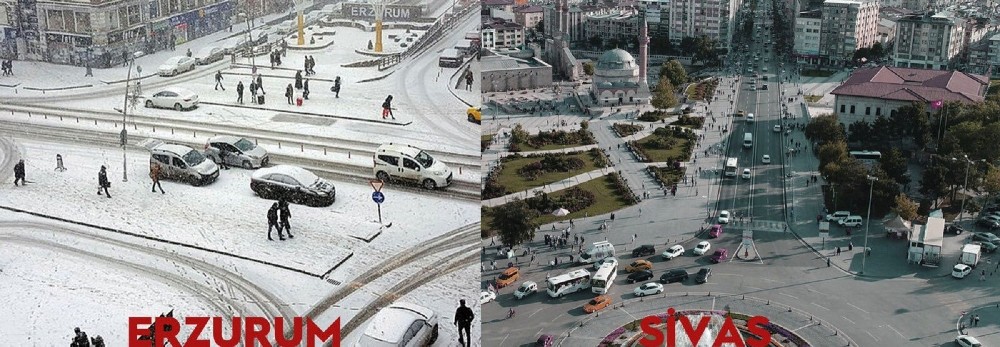 Sivas’ın esprili kar çağrısına Erzurum’dan cevap