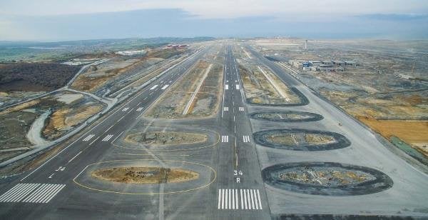 3. Havalimanı'nın son hali havadan  fotoğraflandı 