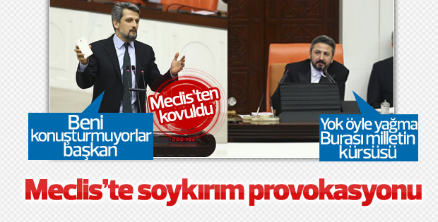 HDP'li Paylan'dan TBMM'de 'soykırım' provokasyonu