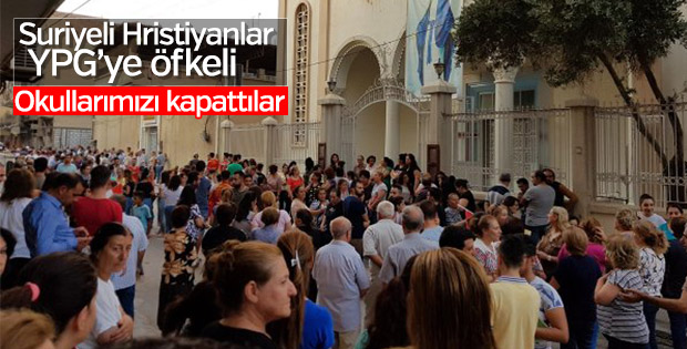 Suriyeli Hristiyanlar YPG'ye tepkili