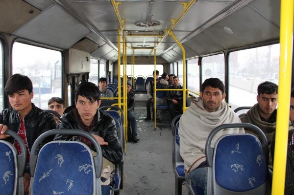 DEAŞ'tan kaçan göçmenler Erzurum'da yakalandı