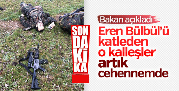 Eren Bülbül'ü şehit eden teröristler öldürüldü