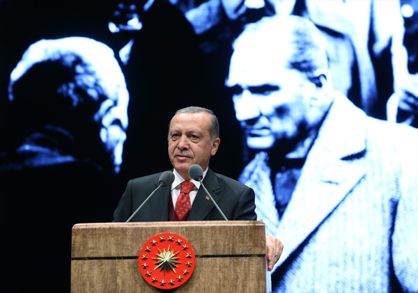 Erdoğan: Atatürk dedik diye senaryo yazıyorlar
